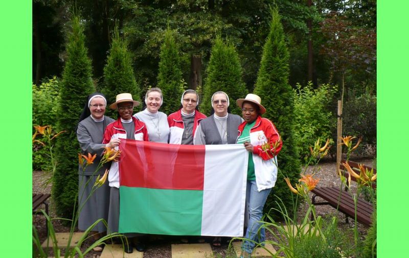 Zalesie Górne: Powitanie pielgrzymów ŚDM z Madagaskaru