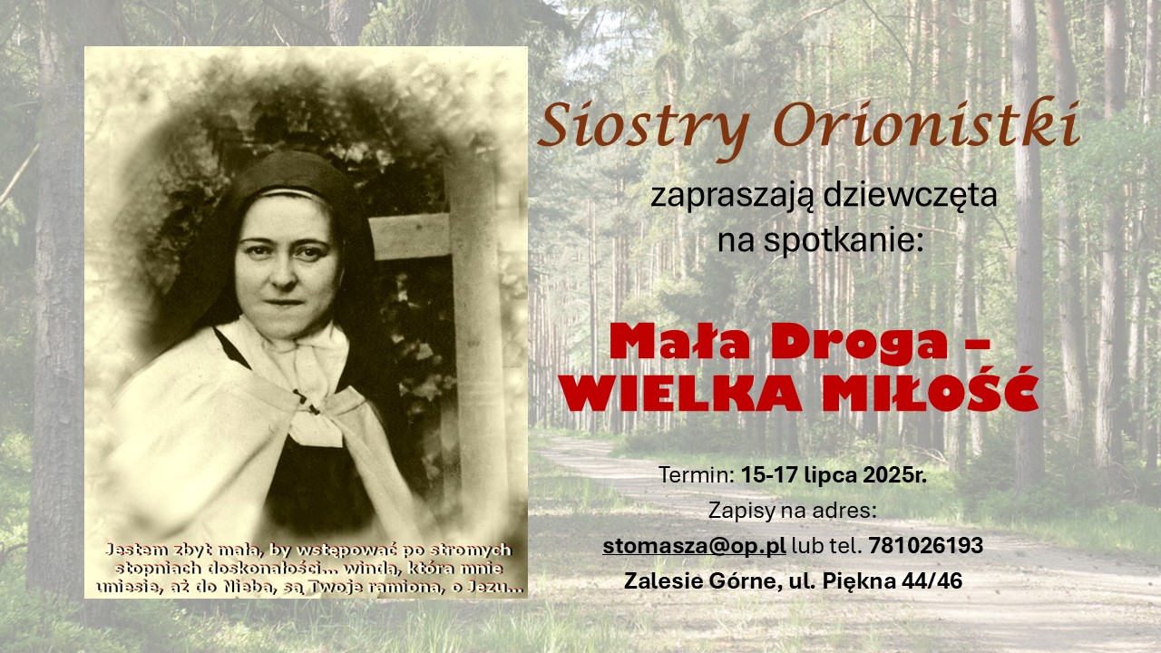 Zaproszenie na spotkanie dziewcząt